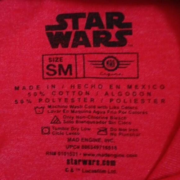 Star Wars Collectable Tshirt "Under construction, please check back later" Size - Picture 3 of 6